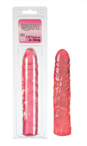 Translucence Jr Dong 7.5 Inch Pink