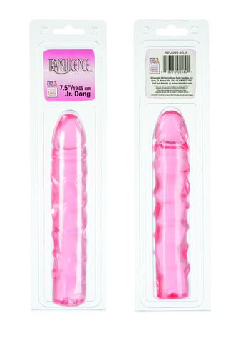 Translucence Jr Dong 7.5 Inch Pink