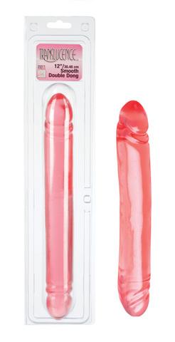 Translucence 12 Inch Smooth Double Dildo