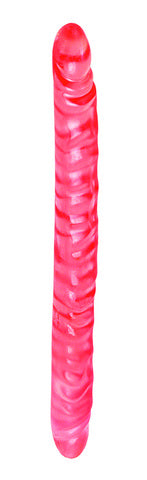 Translucence Slim Jim Duo Double Dong 17.5 Inch Pink