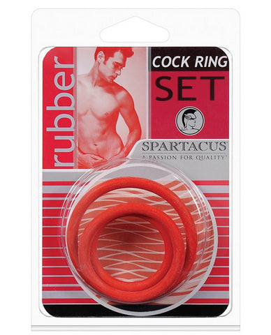 Rubber C Ring Set Red