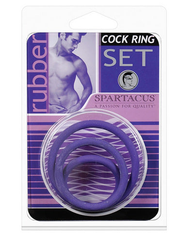 Rubber C Ring Set Purple