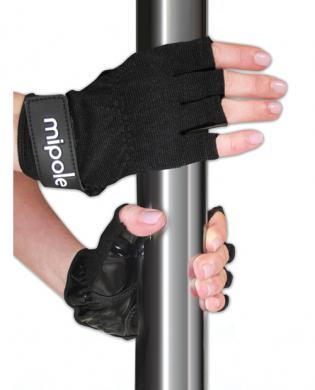 Mi Pole Dance Pole Gloves (Pair) Small Black