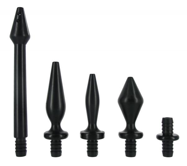 Clean Stream Enema Tip Set Black