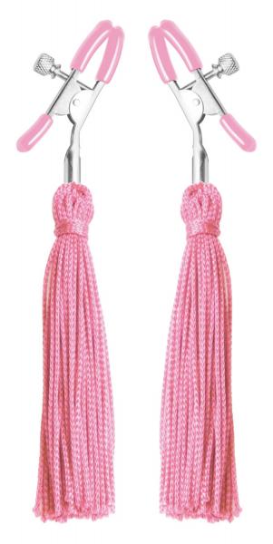 Tickle Me Pink Nipple Clamps Tassels