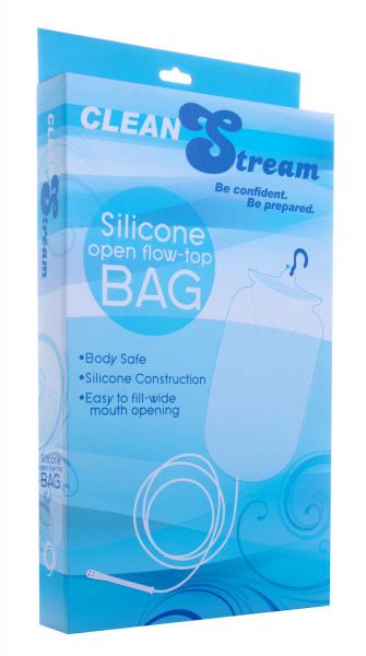 Silicone Open Flow Top Douche And Enema Bag