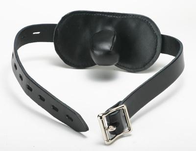 Strict Leather Locking Ball Gag Black