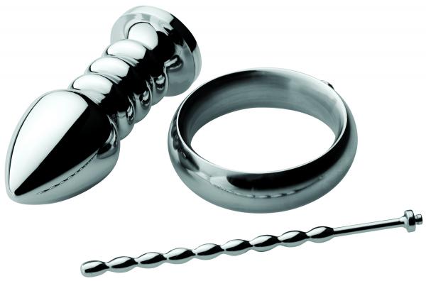 Zeus Deluxe Voltaic For Him Stainless Steel Male E Stim Kit