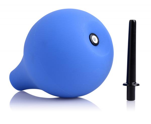 Premium One Way Valve Anal Douche Blue