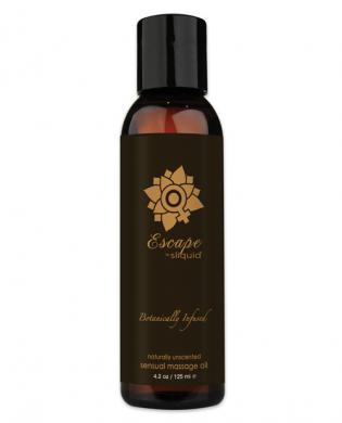 New Sliquid Organics Escape Massage Oil 4.2 Oz