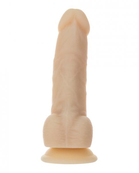 Naked Addiction 7" Rotating & Vibrating Dong W/Remote Flesh