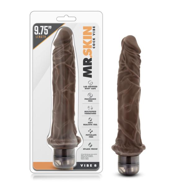 Mr Skin Vibe 8 9.75 Inches Chocolate Brown