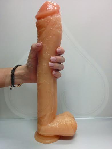 Hung Rider Lil John 13 Inches Beige Dildo