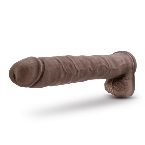 Au Naturel Daddy 14 Inches Dildo Chocolate Brown