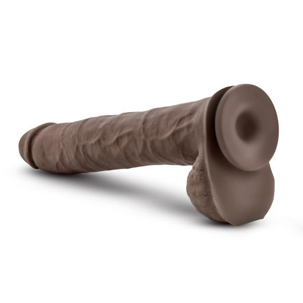 Au Naturel Daddy 14 Inches Dildo Chocolate Brown