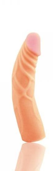 X5 7.5 Inches Dildo With Flexible Spine Beige