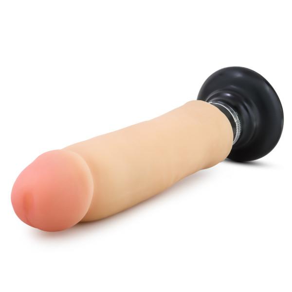 Au Naturel 11 Inches Magnum Vibrating Dong Beige