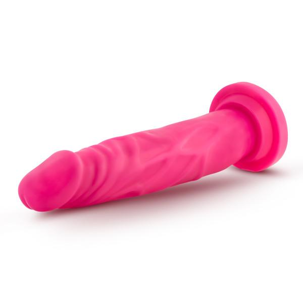 Neo 7.5 Inches Dual Density Cock Neon Pink Dildo