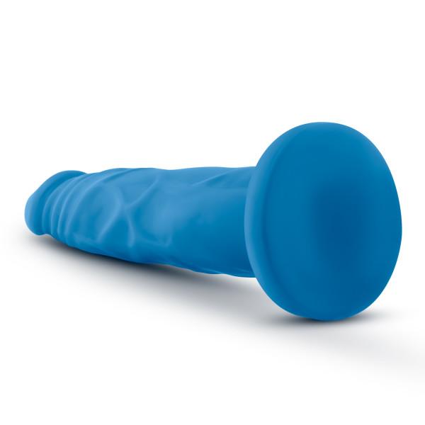 Neo 7.5 Inches Dual Density Cock Neon Blue