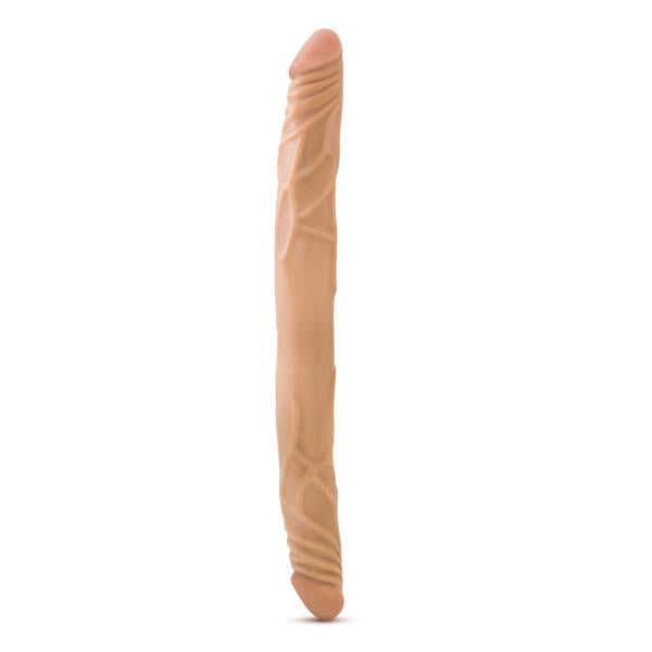 B Yours 14 Inches Double Dildo Latin Tan