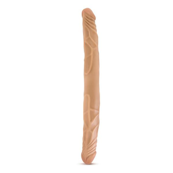 B Yours 14 Inches Double Dildo Latin Tan