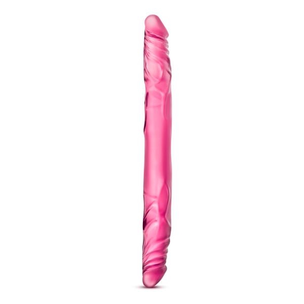 B Yours 14 Inches Double Dildo Pink