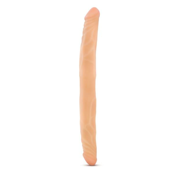 B Yours 14 Inches Double Dildo Beige