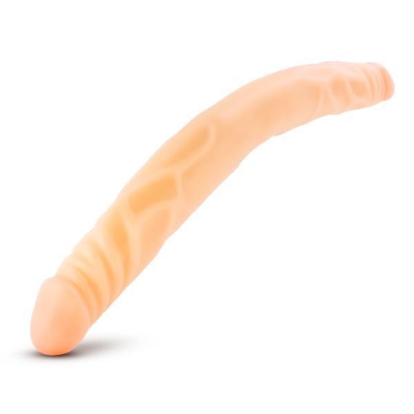 B Yours 14 Inches Double Dildo Beige