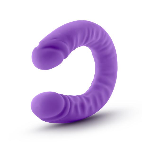 Ruse 18 Inches Silicone Slim Double Dong Purple