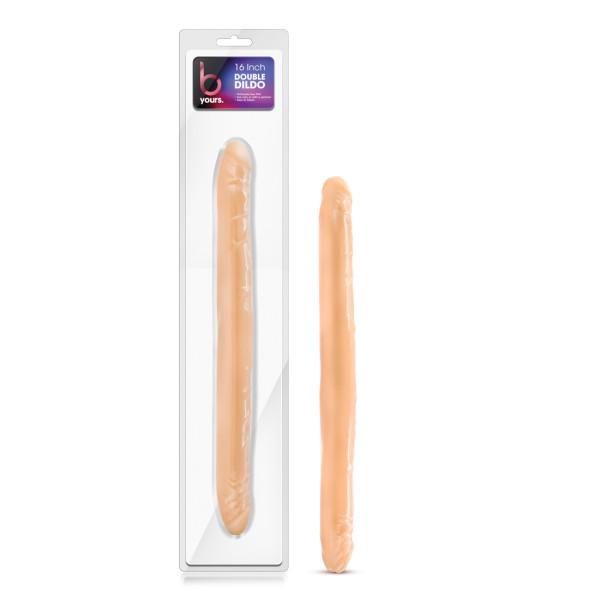 B Yours 16 Inches Double Dildo Beige