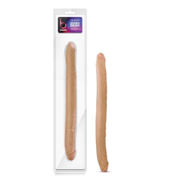 B Yours 16 Inches Double Dildo Latin Tan