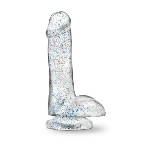 Naturally Yours 6 Inches Glitter Cock Sparkling Clear