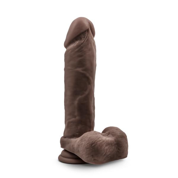 Au Naturel 9.5 Inches Dildo With Suction Cup Brown