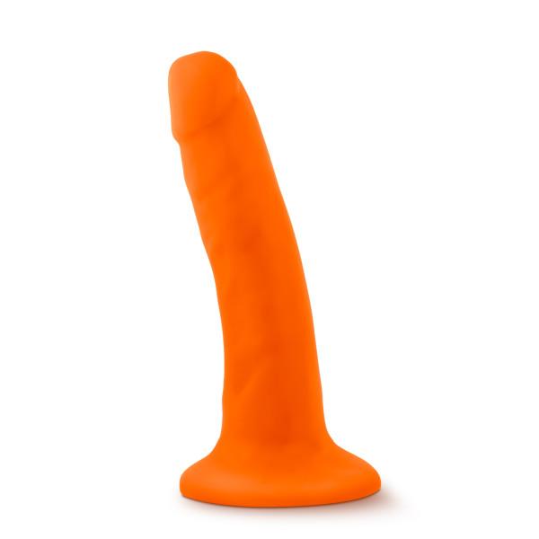 Neo Dual Density 6 Inches Cock Neon Orange Dildo