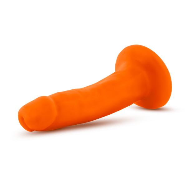 Neo Dual Density 6 Inches Cock Neon Orange Dildo
