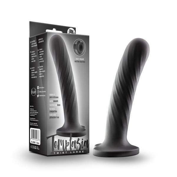 Temptasia Twist Large G Spot Dildo Black