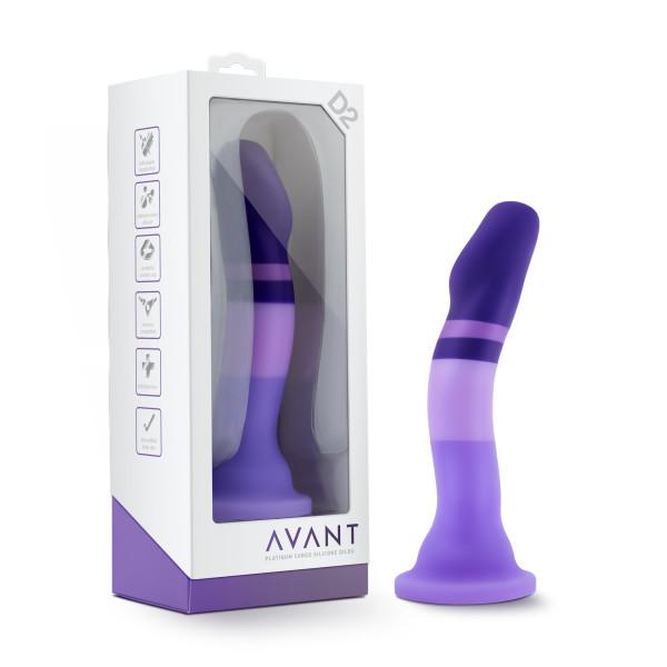 Avant D2 Purple Rain Multi Color Dildo