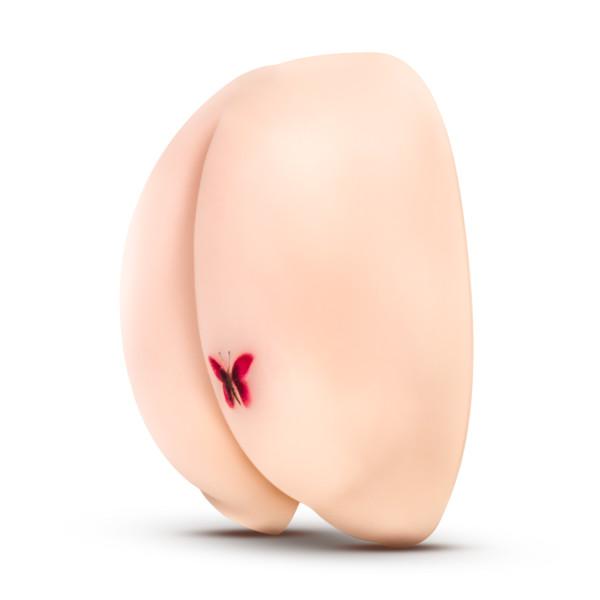 5 X Vibrating Rear Moaning Ecstasy Masturbator Beige