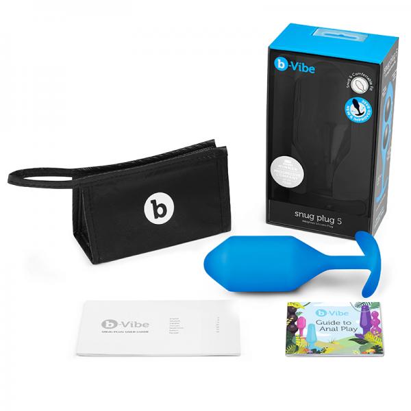 B Vibe Snug Plug 5 Blue (Net)