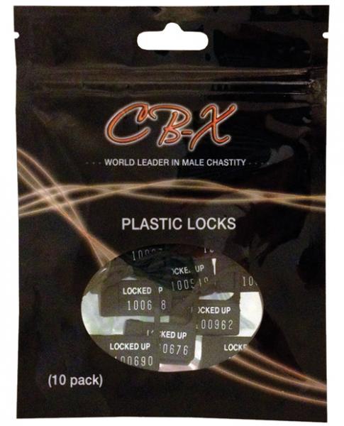 Chastity 10 Pack One Time Use Plastic Locks