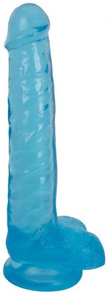 Lollicock 8 Inches Slim Stick Dildo Balls Blue Berry Ice
