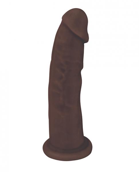 Fleshstixxx 7 Inches Silicone Dildo No Balls Brown