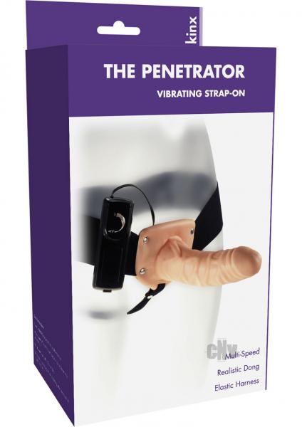 The Penetrator Vibrating Strap On Kinx