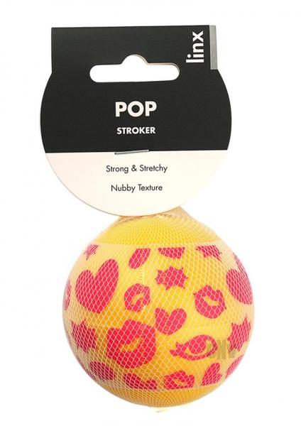 Linx Pop Stroker Ball Clear/Yellow Os