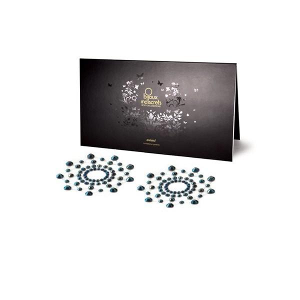 Mimi Metallic Rhinestone Cobalt Blue Pasties