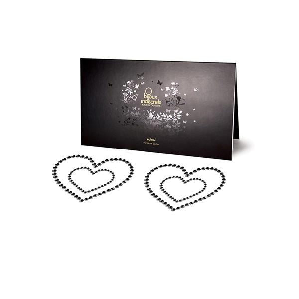 Mimi Heart Black Pasties