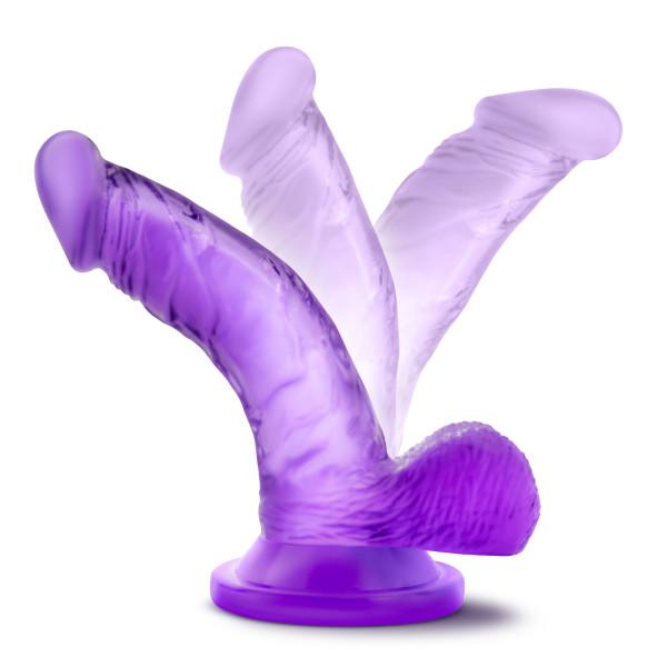 Naturally Yours 4 Inches Mini Cock Purple Dildo