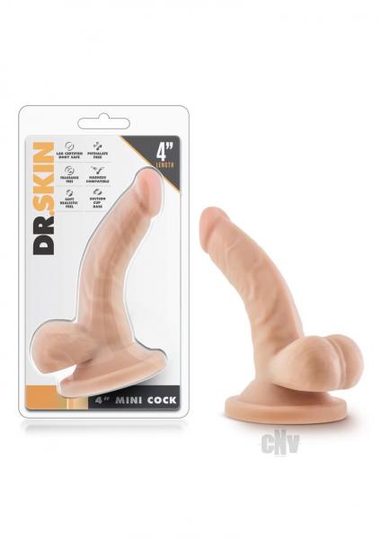 Dr Skin 4 Inches Mini Cock Vanilla Beige Dildo