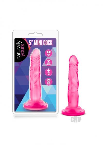 Naturally Yours 5 Inches Mini Cock Pink Dildo