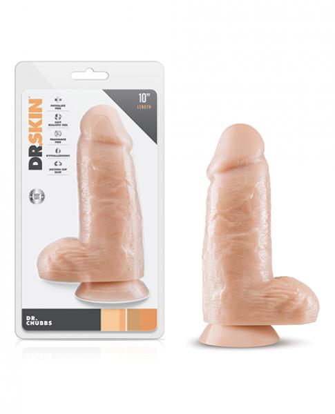 Dr Skin Dr Chubbs 10 Inches Beige Dildo